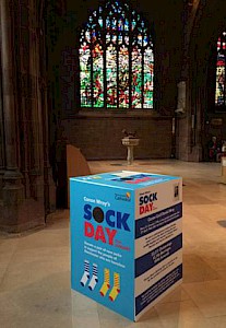 New socks for the box: Canon Wray’s Sock Appeal returns to Manchester Cathedral