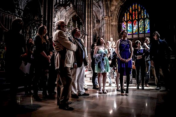 Epic Light from Above by Gary Duncan. Winner of Something Different and overall winner of Capture the Cathedral 2016