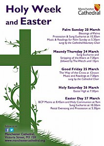 Holy Week and Easter at Manchester Cathedral