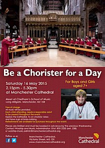 Be a Chorister for a Day