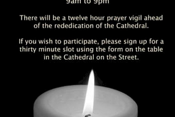 Prayer Vigil, Saturday 7 December 2013