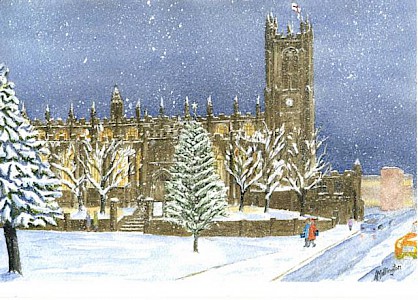 Cathedral Christmas Card