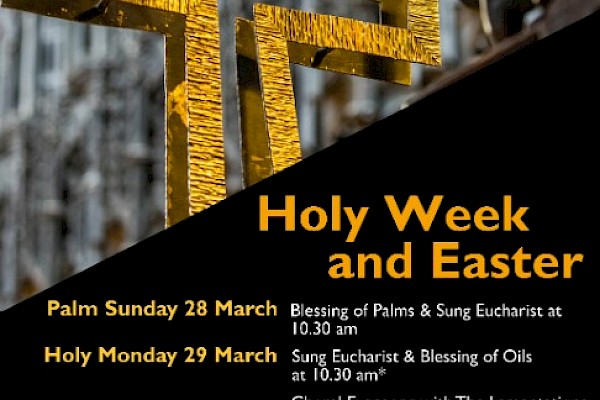 Services in Holy Week and Easter
